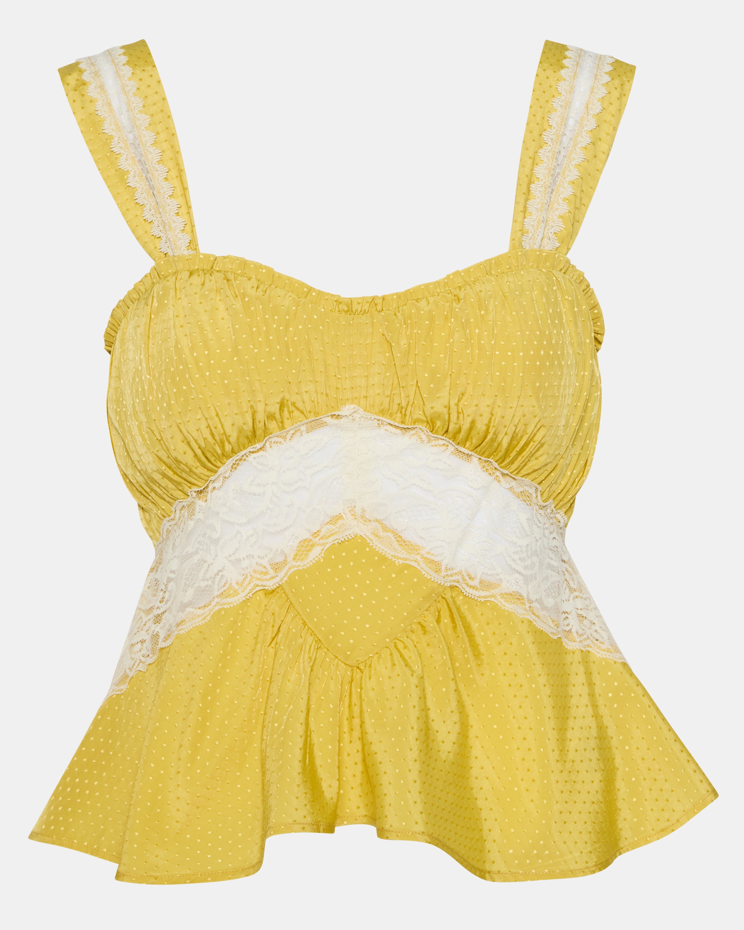 CINTHIA TOP GOLDEN LIME